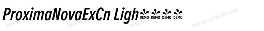 ProximaNovaExCn Ligh字体转换 ProximaNovaExCn Ligh字体转换